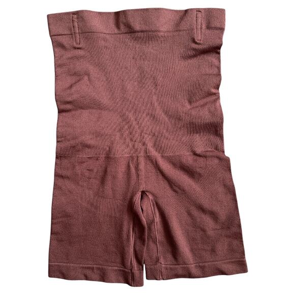 Shapermint Essentials Brown High-Waisted Shaper Shorts, XS/S - Picture 1 of 4
